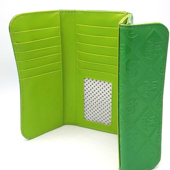 Anna Sui Vintage Leather trifold wallet - Picture 8 of 13